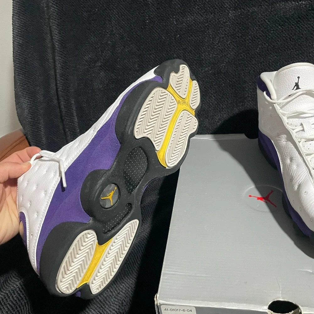 Nike Air Jordan 13 Retro lakers size 11.5 - Picture 3 of 8